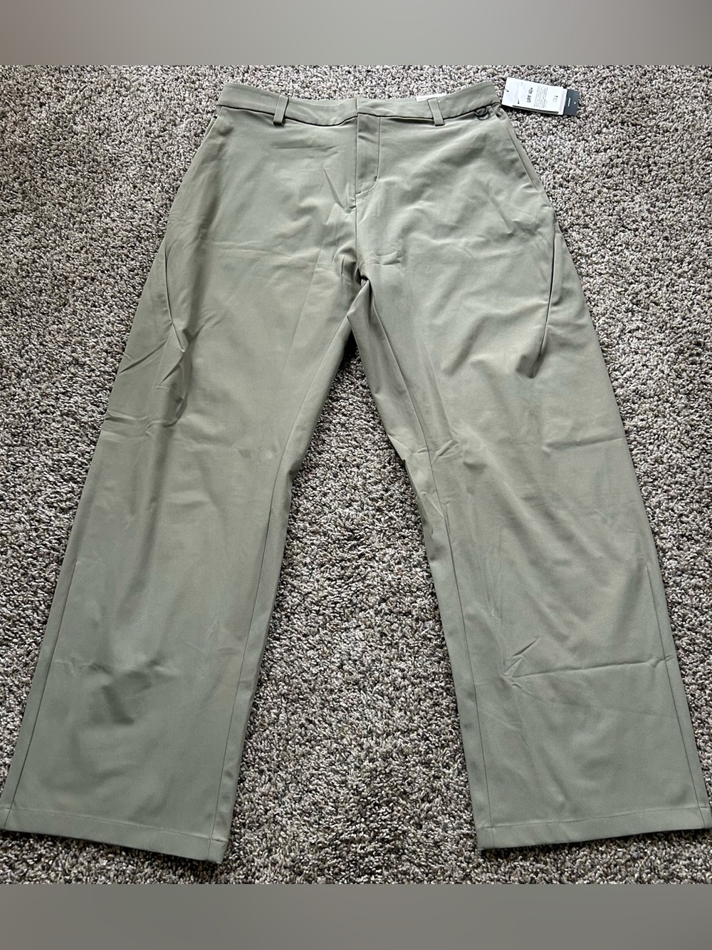 Nike 24.7 PerfectStretch Pants Steel Green Mens Size 32x32 Loose Fit HV0377-320